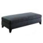 JENSEN OTTOMAN Dark Gray Finish