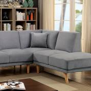 HAGEN SECTIONAL, GRAY 