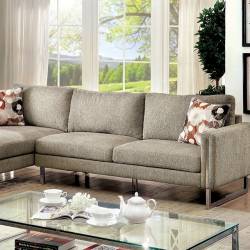 LAUREN I SECTIONAL Pewter Finish