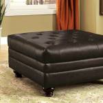 STANFORD II OTTOMAN Brown Finish