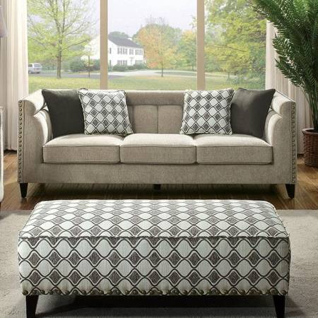 KRISTI SOFA BROWN FINISH