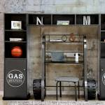 ROYAL RACER STORAGE SHELF, GUN METAL