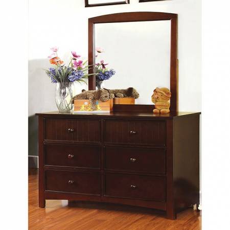 OMNUS DRESSER DARK WALNUT FINISH