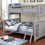 SPRING CREEK TWIN/FULL BUNK BED, GRAY