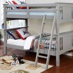 SPRING CREEK TWIN/TWIN BUNK BED, GRAY