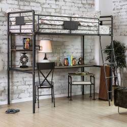 OLGA I TWIN BED W/ WORKSTATION