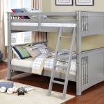 SPRING CREEK FULL/FULL BUNK BED, GRAY  