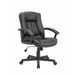 OC-06 BLACK ADJUSTABLE SWIVEL OFFICE CHAIR