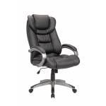 OC-01 GENUINE WAXED MID-BACK BONDED LEATHER EXECUTIVE CHAIR