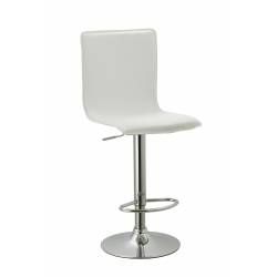 ACBS10 WHITE ADJUSTABLE SWIVEL BARSTOOL SET OF 2