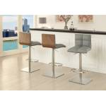 TRISTAN ADJUSTABLE HEIGHT SWIVEL BAR STOOL WITH CUSHION