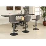 MERCURY ADJUSTABLE SWIVEL STAINLESS STEEL BARSTOOL