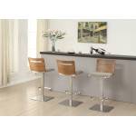 DANIKA ADJUSTABLE HEIGHT SWIVEL BAR STOOL WITH CUSHION