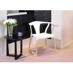 MAKENNA WHITE ACCENT CHAIRS SET OF 2