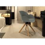 JASMINE GRAY ACCENT CHAIRS SET OF 2