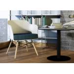 BRIELLA WHITE BLUE ACCENT CHAIRS SET OF 2