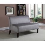 ALLISON POLYESTER ANTHRACITE ARMLESS SETEE