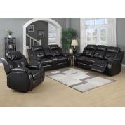 TROY BROWN 2 PCS RECLINING SOFA LOVESEAT SET