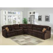 TRACEY 3 PCS CHOCOLATE SLEEPER SECTIONAL SET