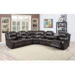 SAMARA DARK BOWN GLIDER RECLINING CHAIR