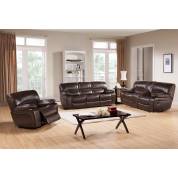 LEIGHTON VEGABOND ELK POLYESTER 2 PCSR RECLINING SOFA AND LOVESEAT