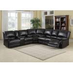 KEVIN COCOA FAUX LEATHER RECLINING LOVESEAT