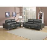 ELENA GREY 2 PCS DEEP SEATING SOFA AND LOVESEAT