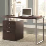 Desks Writing Desk with File Drawer and Reversible Set-Up