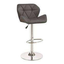 Dining Chairs and Bar Stools Adjustable Stool w/ Chrome Base