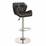 Dining Chairs and Bar Stools Adjustable Stool w/ Chrome Base