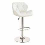 Dining Chairs and Bar Stools Adjustable Stool w/ Chrome Base