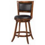 Dining Chairs and Bar Stools 24" Swivel Bar Stool with Upholstered Seat