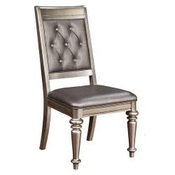 Danette Upholstered Side Chair with Tufted Back