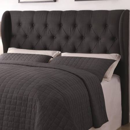 Upholstered Beds King/ California King Murrieta Headboard with Button Tufting