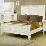 Sandy Beach Classic California King High Headboard Bed