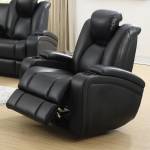 Delange Power Recliner with Adjustable Headrest & Storage in Armrests