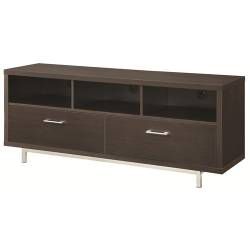 Wall Units Low TV Console w/ Metal Base