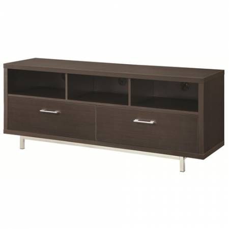 Wall Units Low TV Console w/ Metal Base