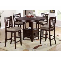 Counter Height Table F2345 and 4 High Chair