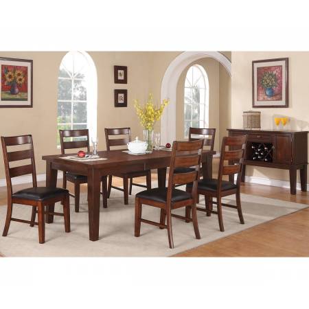 Dining Table F2207 and 6 Side Chair