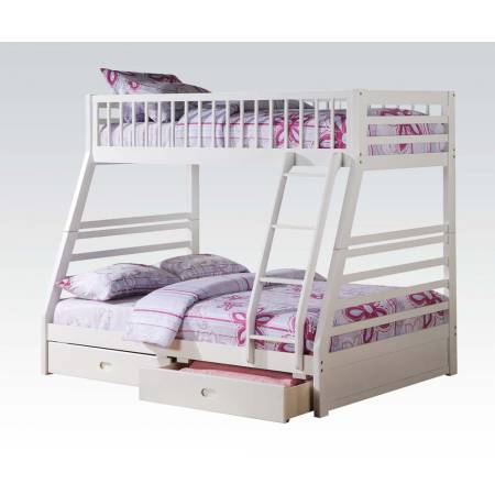 37040 T/F BUNKBED W/2 DRAWERS