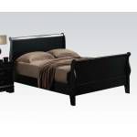 LOUIS PHILIPPE III BLACK FULL BED