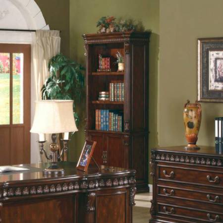 Union Hill Open Bookcase with Storage Base
