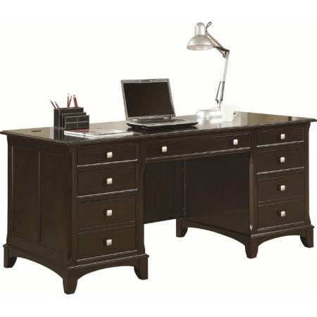 Garson Kneehole Credenza with 7 Drawers