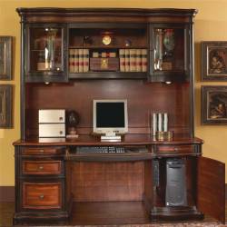 Pergola Traditional Kneehole Credenza and Hutch
