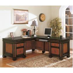Chomedey Traditional L-Shaped Desk