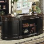 Nicolas Traditional Oval Executive Double Pedestal Desk