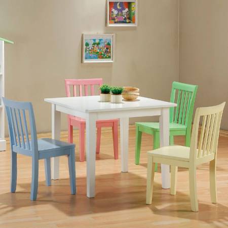 Kinzie 5 Piece Youth Table and Chair Set