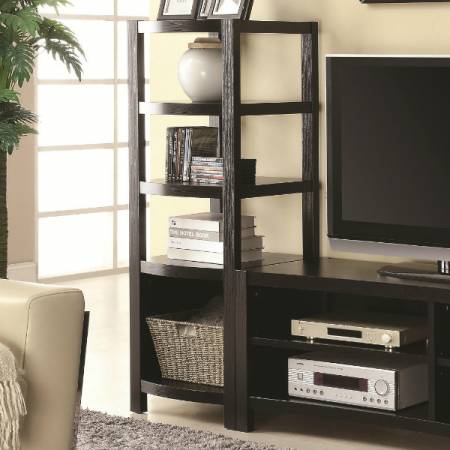 Wall Units Curved Front Media Tower
