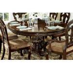 Deryn Park Round Pedestal Dining Table - Cherry